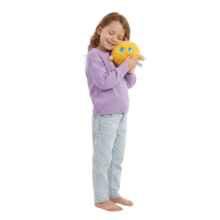 Tovuli AI plush companion mid-conversation